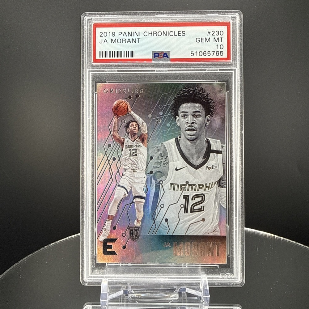 Ja Morant 2019 Panini Chronicles Essentials #230 Rookie RC PSA 10